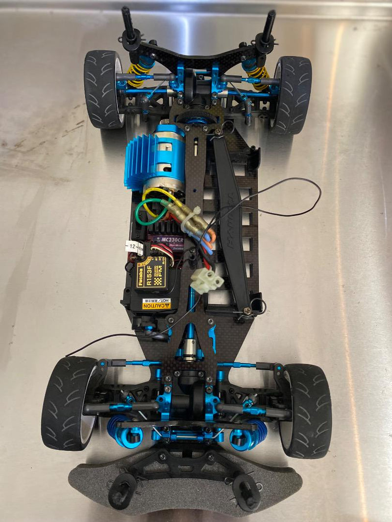 Load image into Gallery viewer, Used Tamiya 1/10 TB Evolution 4MS Assembled Full Set with Futaba 3PM Transmitter