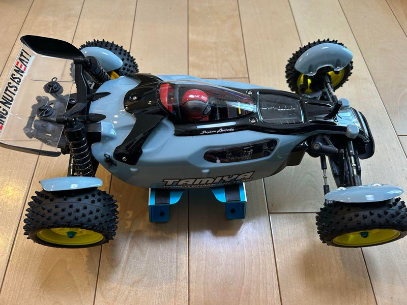 Chargez l'image dans la visionneuse de la galerie, Used Tamiya Super Avante TD4 Assembled RC Car with Sanwa Servo (No ESC/RX)