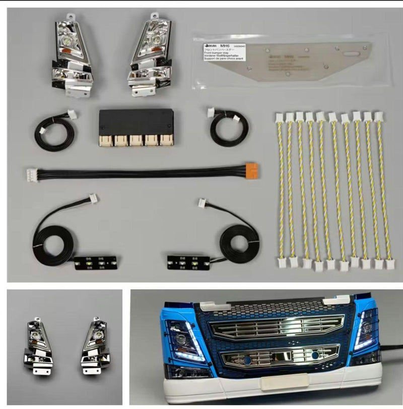 Load image into Gallery viewer, Used Tamiya 1/14 Volvo FH16 MFC-01/03 Compatible LED Headlight Set New