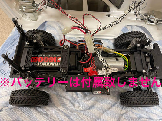 Used Tamiya Land Cruiser 300 Assembled RC Car with Radio and Lift Up Parts