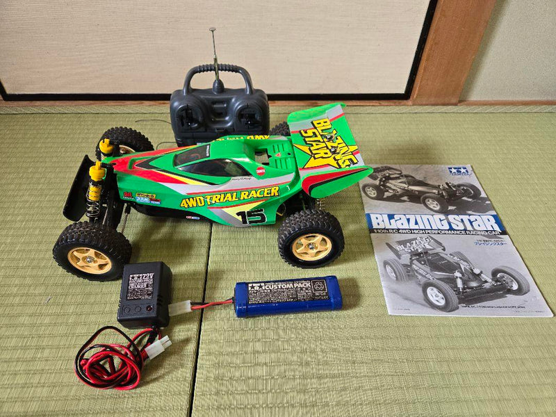 Load image into Gallery viewer, Used Tamiya 1/10 Blazing Star 4WD RC Car Assembled with Radio