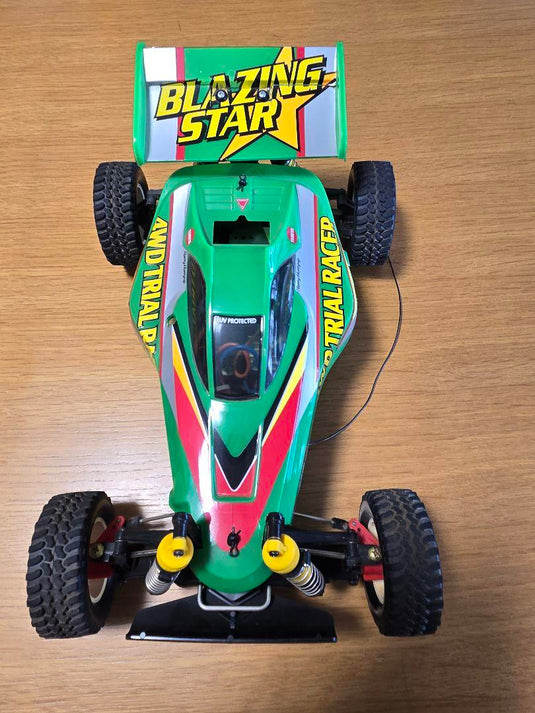 Used Tamiya 1/10 Blazing Star 4WD RC Car Assembled with Radio
