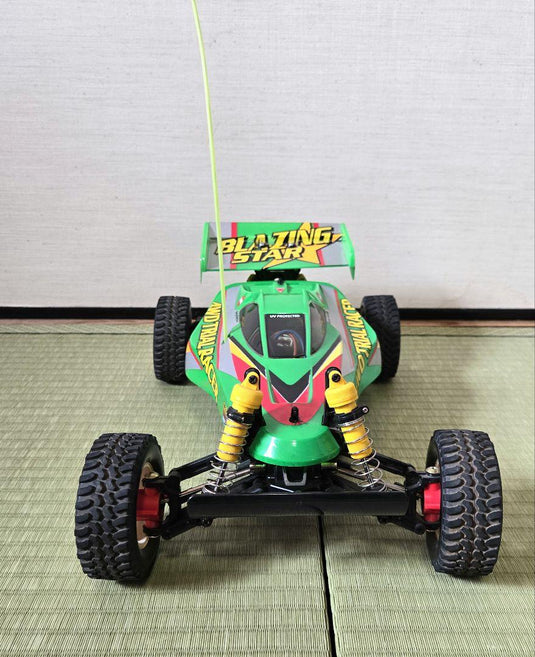 Used Tamiya 1/10 Blazing Star 4WD RC Car Assembled with Radio