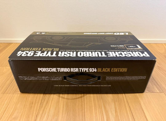 Used Tamiya 1/10 Porsche Turbo RSR 934 Black Edition TA02SW Kit Unassembled