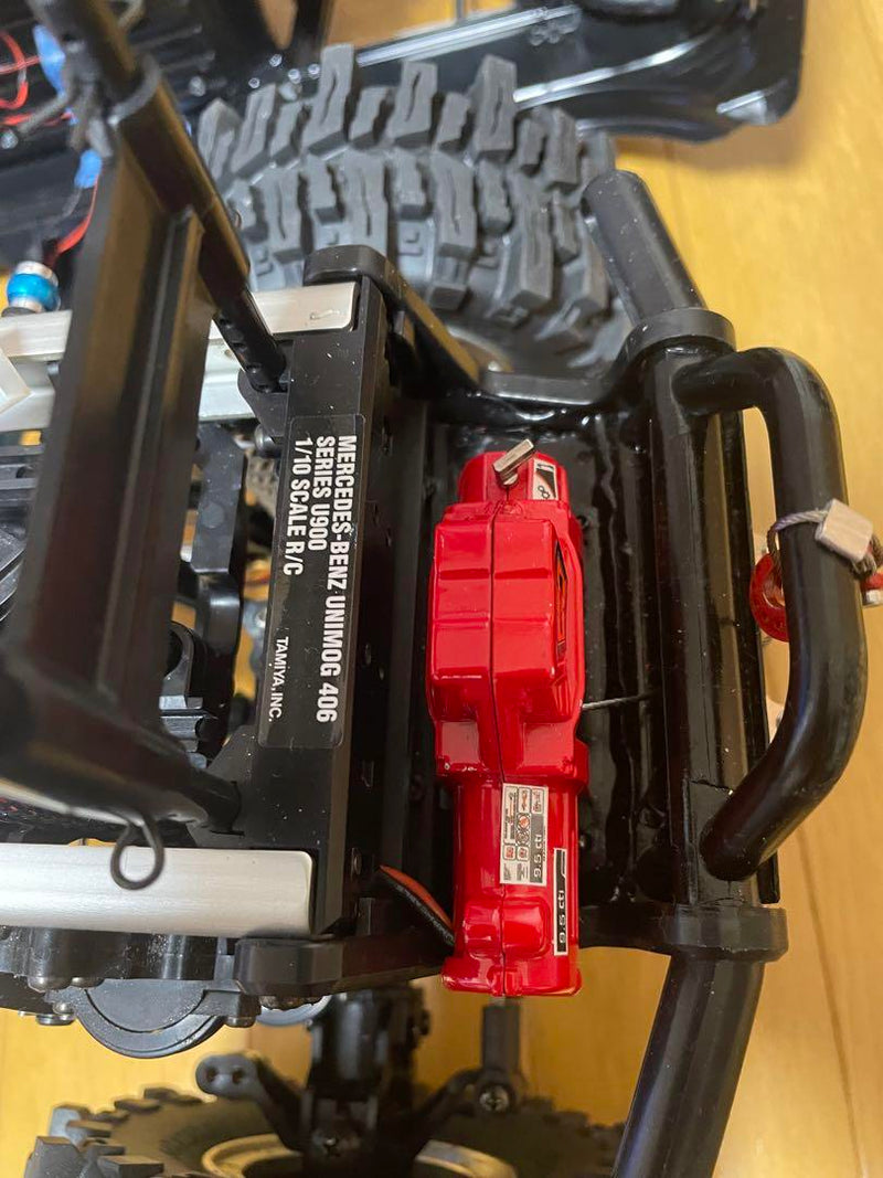 Chargez l'image dans la visionneuse de la galerie, Used Tamiya Unimog CR-01 RC Crawler Used with Gear Reduction Motor