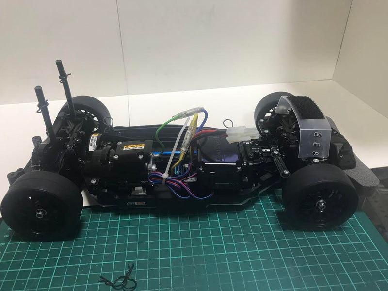 Chargez l'image dans la visionneuse de la galerie, Used Tamiya TT-02 Mazda RX-7 Assembled Full Set RC Car with Sanwa MX-6 Radio