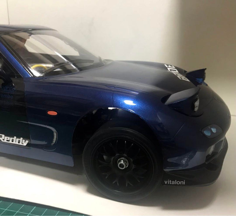 Chargez l'image dans la visionneuse de la galerie, Used Tamiya TT-02 Mazda RX-7 Assembled Full Set RC Car with Sanwa MX-6 Radio
