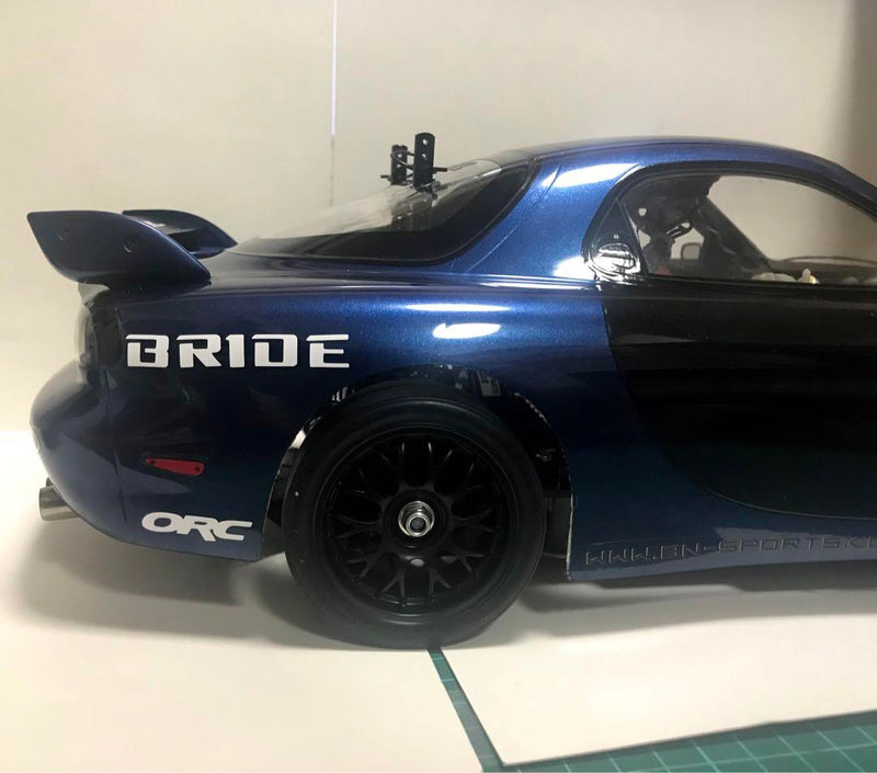 Chargez l'image dans la visionneuse de la galerie, Used Tamiya TT-02 Mazda RX-7 Assembled Full Set RC Car with Sanwa MX-6 Radio