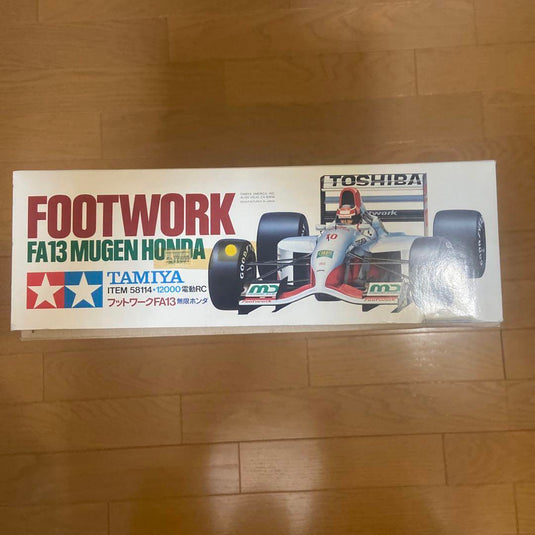 Used Tamiya 1/10 Footwork FA13 Mugen Honda Unassembled Kit 58114