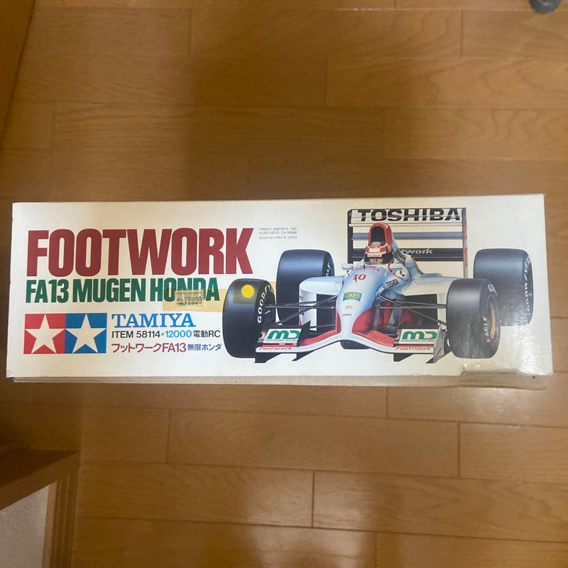 Load image into Gallery viewer, Used Tamiya 1/10 Footwork FA13 Mugen Honda Unassembled Kit 58114