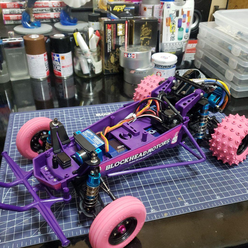 Chargez l'image dans la visionneuse de la galerie, Used Tamiya Hornet EVO Blockhead Motors JUN WATANABE Custom with Brushless Motor
