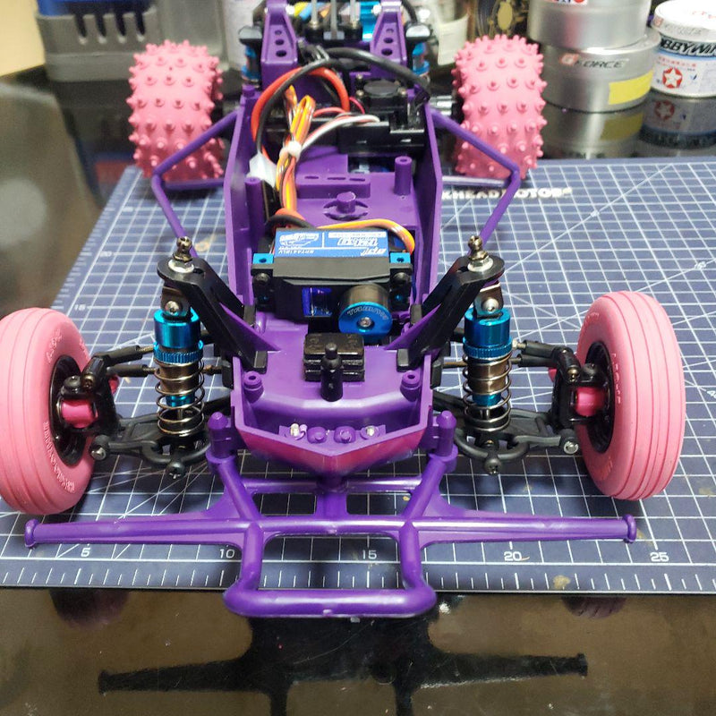 Chargez l'image dans la visionneuse de la galerie, Used Tamiya Hornet EVO Blockhead Motors JUN WATANABE Custom with Brushless Motor