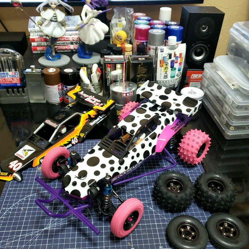 Chargez l'image dans la visionneuse de la galerie, Used Tamiya Hornet EVO Blockhead Motors JUN WATANABE Custom with Brushless Motor
