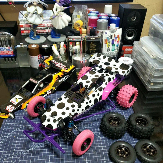 Used Tamiya Hornet EVO Blockhead Motors JUN WATANABE Custom with Brushless Motor