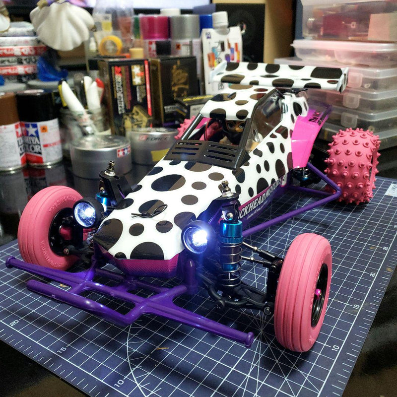 Chargez l'image dans la visionneuse de la galerie, Used Tamiya Hornet EVO Blockhead Motors JUN WATANABE Custom with Brushless Motor
