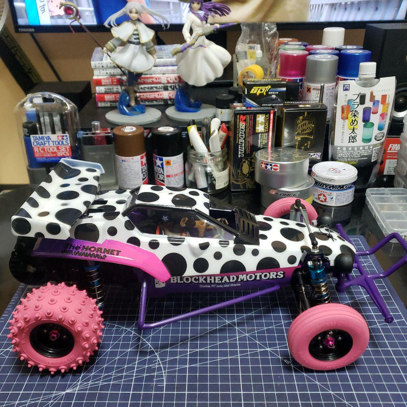 Chargez l'image dans la visionneuse de la galerie, Used Tamiya Hornet EVO Blockhead Motors JUN WATANABE Custom with Brushless Motor