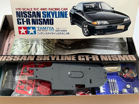 Used Tamiya 1/10 Nissan Skyline GT-R Nismo R32 TA01 Kit Unassembled Vintage 1991