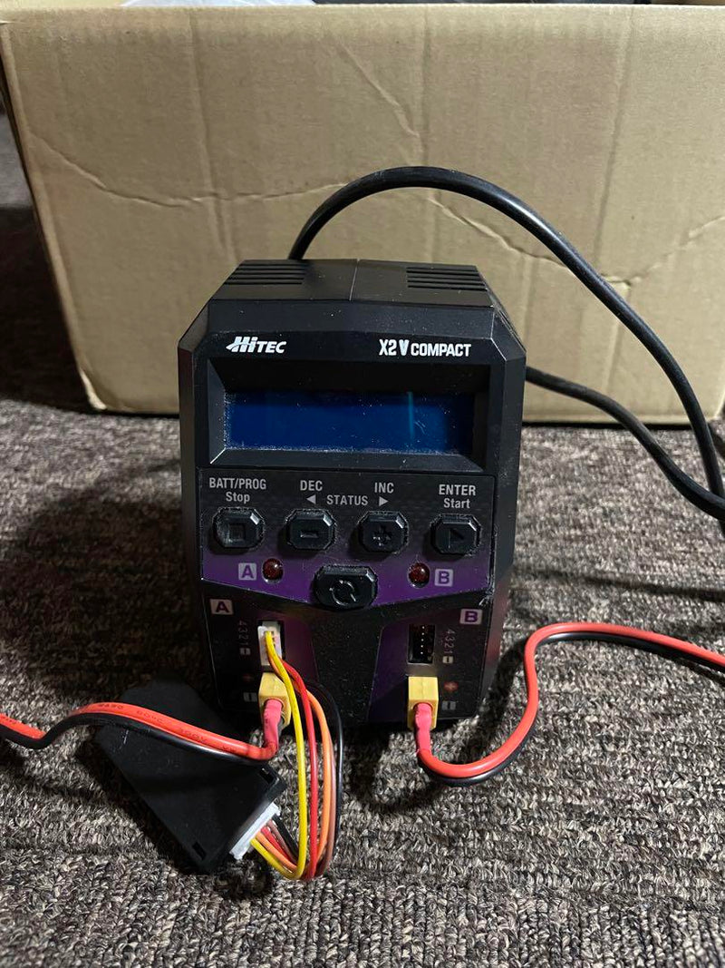 Chargez l'image dans la visionneuse de la galerie, Used Yokomo YD-2E Full Set with Futaba 4PM Transmitter & Hitec Charger