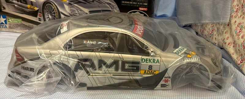 Chargez l'image dans la visionneuse de la galerie, Used Tamiya Mercedes-Benz C-Class DTM 2004 TT-01 Chassis with Finished Body