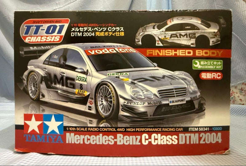 Chargez l'image dans la visionneuse de la galerie, Used Tamiya Mercedes-Benz C-Class DTM 2004 TT-01 Chassis with Finished Body