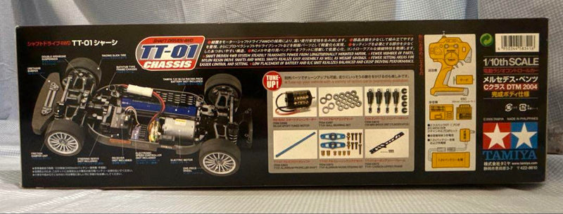 Chargez l'image dans la visionneuse de la galerie, Used Tamiya Mercedes-Benz C-Class DTM 2004 TT-01 Chassis with Finished Body
