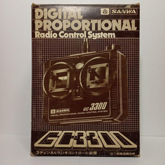Used Sanwa GC3300 3-Channel Radio Control System Unused in Box