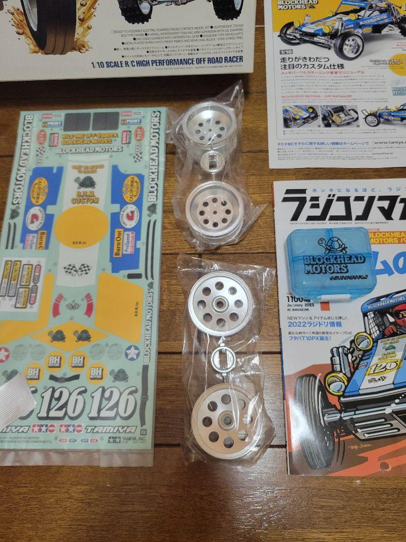 Chargez l'image dans la visionneuse de la galerie, Used Tamiya Wild One Off-Roader Blockhead Motors Unused Kit with Spare Body