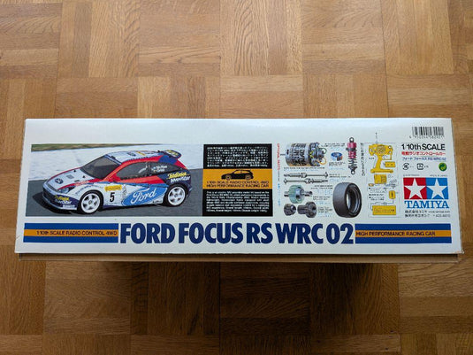 Used Tamiya 1/10 Ford Focus RS WRC 02 TL-01 Kit Unassembled with Spare Parts