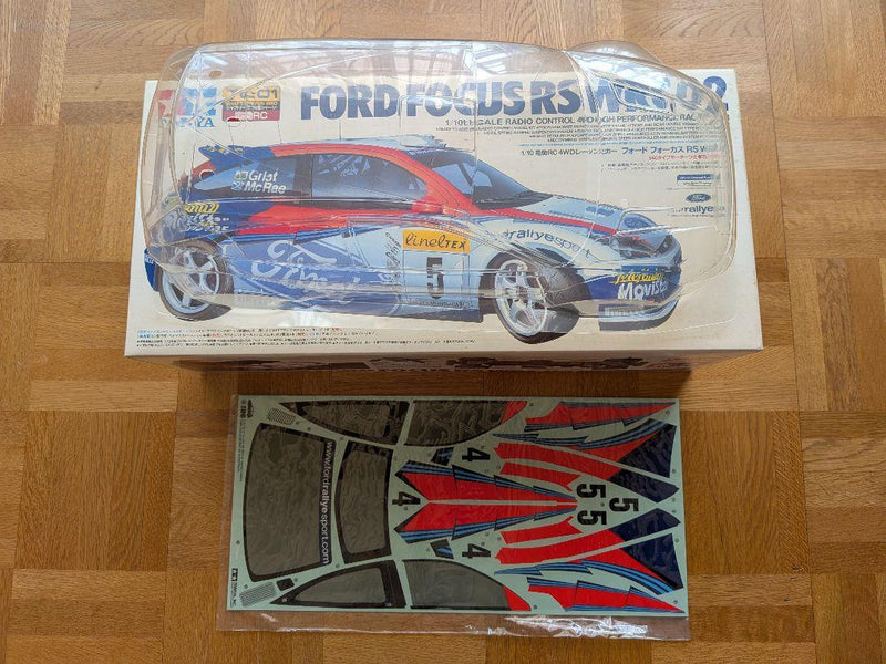 Load image into Gallery viewer, Used Tamiya 1/10 Ford Focus RS WRC 02 TL-01 Kit Unassembled with Spare Parts