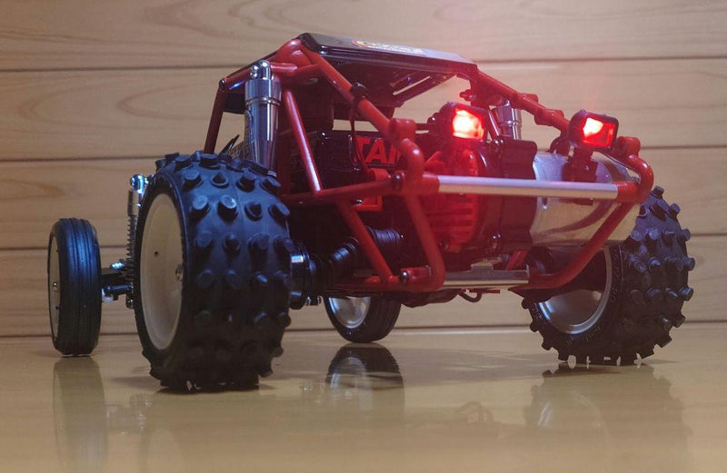 Chargez l'image dans la visionneuse de la galerie, Used Tamiya Wild One Off-Roader Assembled Full Set with Sanwa MX-6 and LEDs Unused