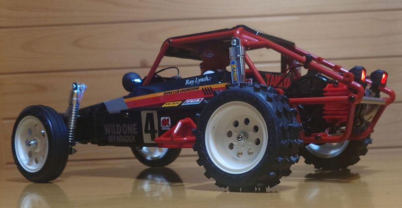 Chargez l'image dans la visionneuse de la galerie, Used Tamiya Wild One Off-Roader Assembled Full Set with Sanwa MX-6 and LEDs Unused
