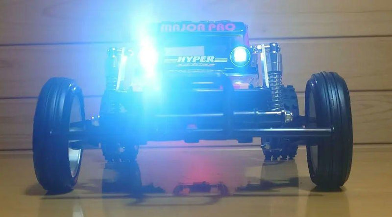 Chargez l'image dans la visionneuse de la galerie, Used Tamiya Wild One Off-Roader Assembled Full Set with Sanwa MX-6 and LEDs Unused