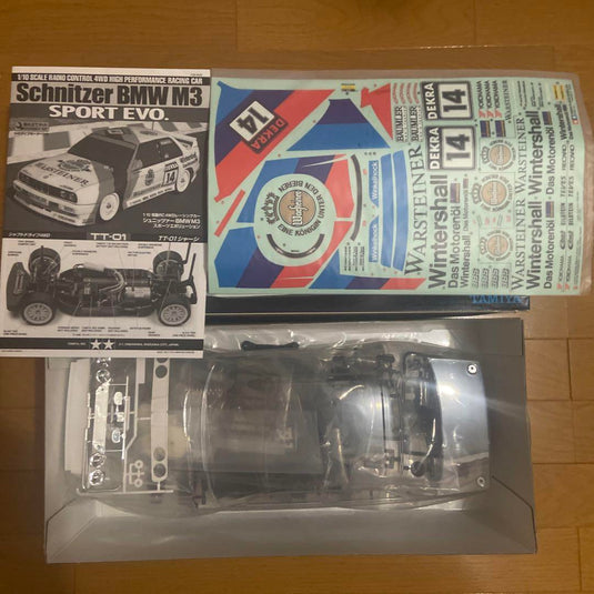Used Tamiya 1/10 Schnitzer BMW M3 Sport Evo 4WD Unassembled Assembly Kit