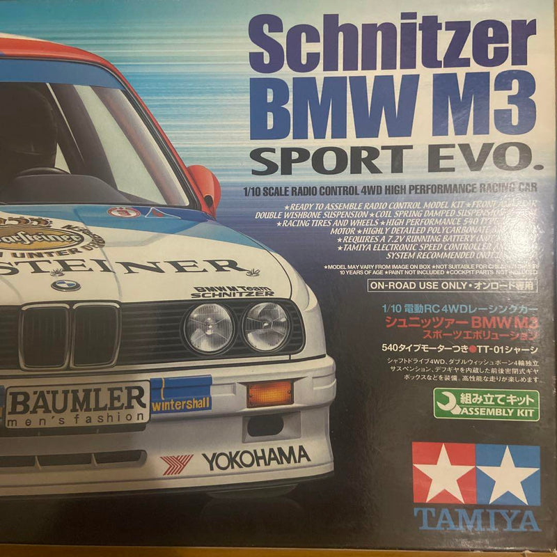 Load image into Gallery viewer, Used Tamiya 1/10 Schnitzer BMW M3 Sport Evo 4WD Unassembled Assembly Kit