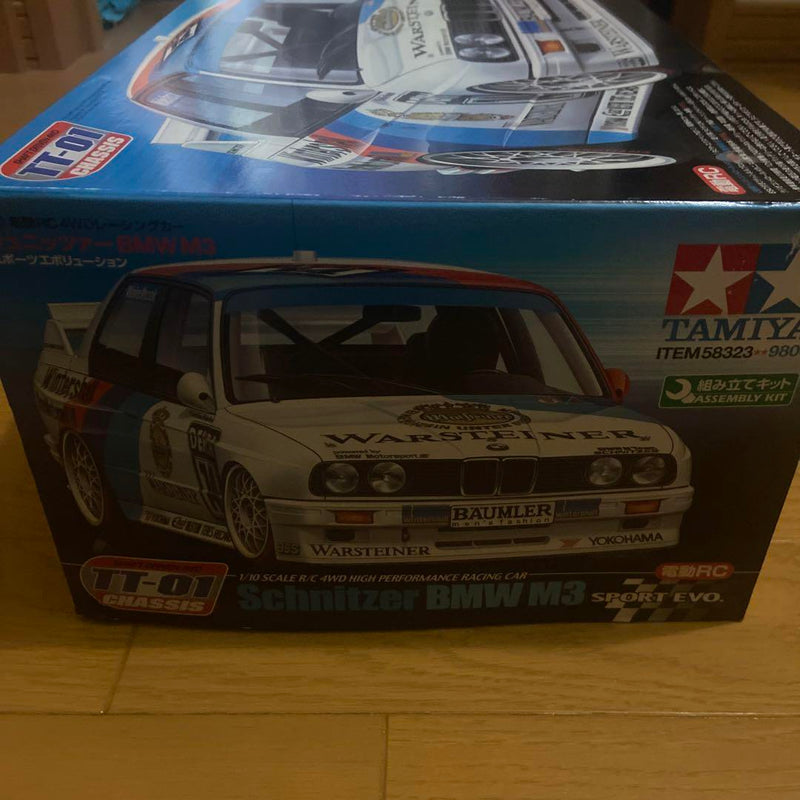 Load image into Gallery viewer, Used Tamiya 1/10 Schnitzer BMW M3 Sport Evo 4WD Unassembled Assembly Kit
