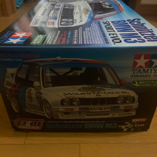 Used Tamiya 1/10 Schnitzer BMW M3 Sport Evo 4WD Unassembled Assembly Kit