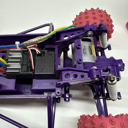 Used Tamiya Hornet Blockhead Motors Custom Assembled with Radio Set