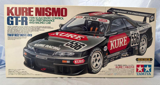 Used Tamiya Kure Nismo GT-R TA03F Belt Drive 4WD Unassembled Kit