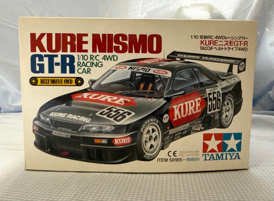 Used Tamiya Kure Nismo GT-R TA03F Belt Drive 4WD Unassembled Kit
