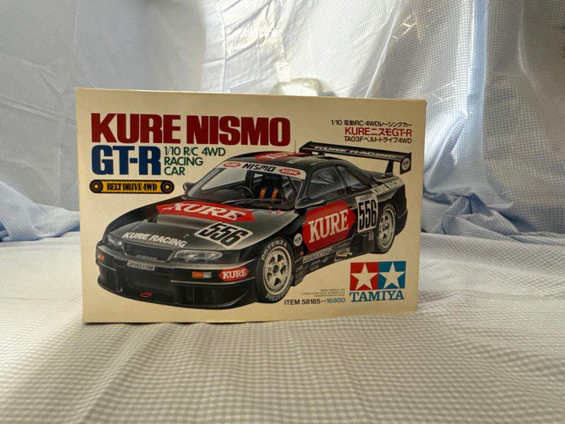 Chargez l'image dans la visionneuse de la galerie, Used Tamiya Kure Nismo GT-R TA03F Belt Drive 4WD Unassembled Kit