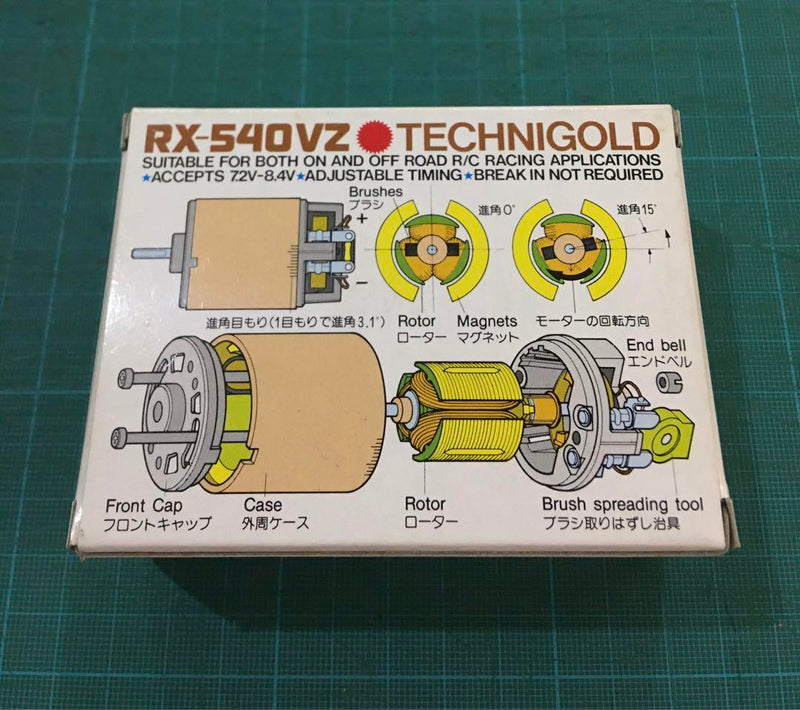Load image into Gallery viewer, Used Tamiya RX-540VZ Technigold Motor Unused Vintage 1980s