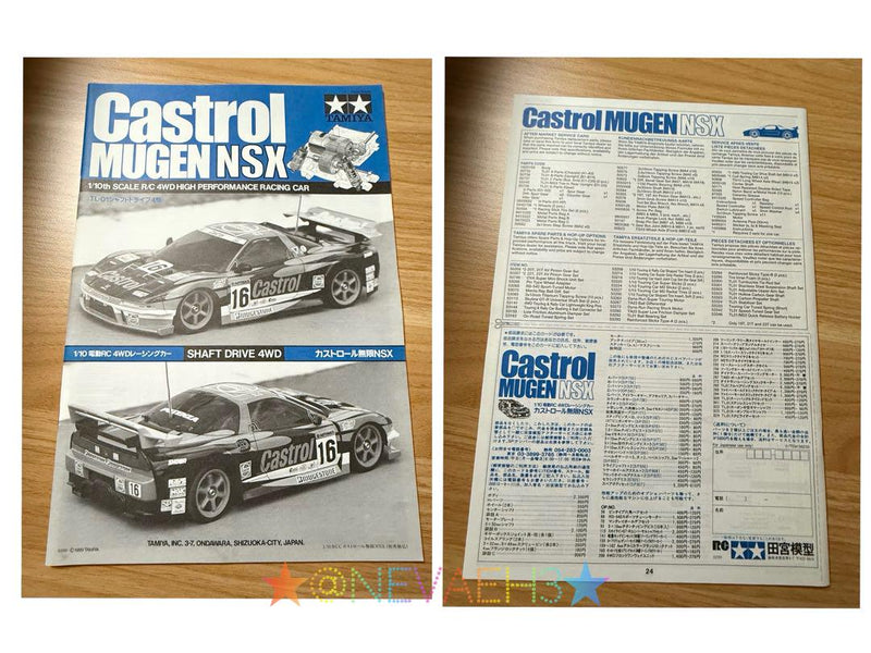 Load image into Gallery viewer, Used Tamiya Castrol Mugen NSX 1/10 TL-01 Chassis 4WD RC Car Kit Unused