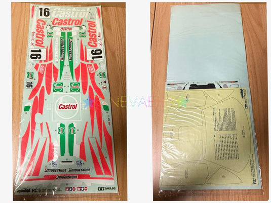 Used Tamiya Castrol Mugen NSX 1/10 TL-01 Chassis 4WD RC Car Kit Unused