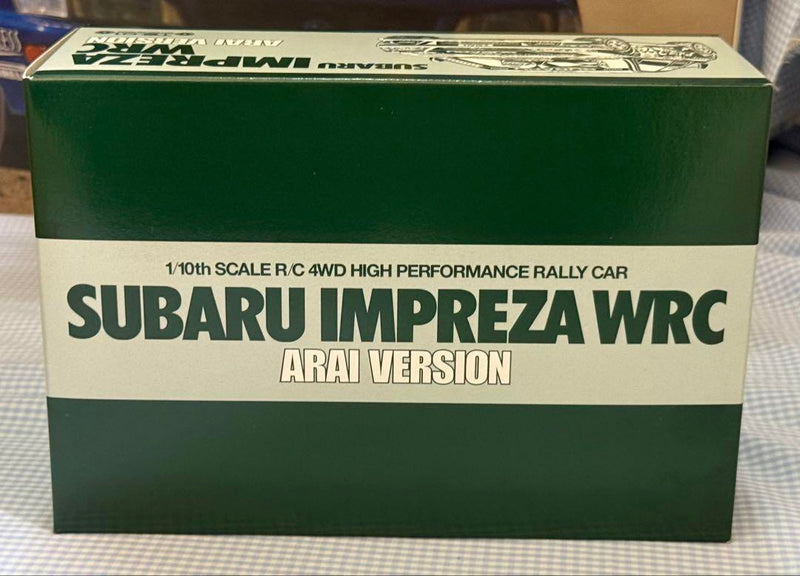 Chargez l'image dans la visionneuse de la galerie, Used Tamiya Subaru Impreza WRC Arai Version TB-01 Chassis Rally Car Kit Unused