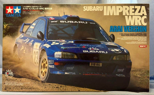Used Tamiya Subaru Impreza WRC Arai Version TB-01 Chassis Rally Car Kit Unused