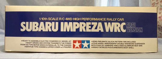 Used Tamiya Subaru Impreza WRC Arai Version TB-01 Chassis Rally Car Kit Unused
