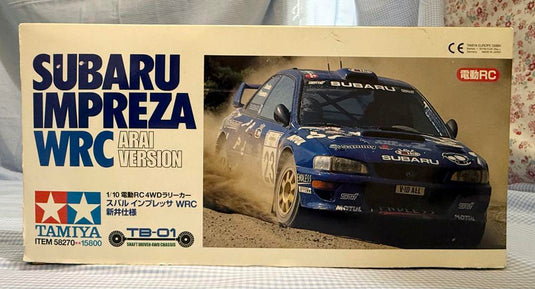 Used Tamiya Subaru Impreza WRC Arai Version TB-01 Chassis Rally Car Kit Unused