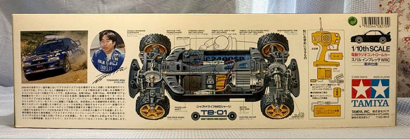 Chargez l'image dans la visionneuse de la galerie, Used Tamiya Subaru Impreza WRC Arai Version TB-01 Chassis Rally Car Kit Unused