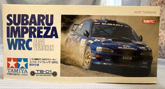 Used Tamiya Subaru Impreza WRC Arai Version TB-01 Chassis Rally Car Kit Unused