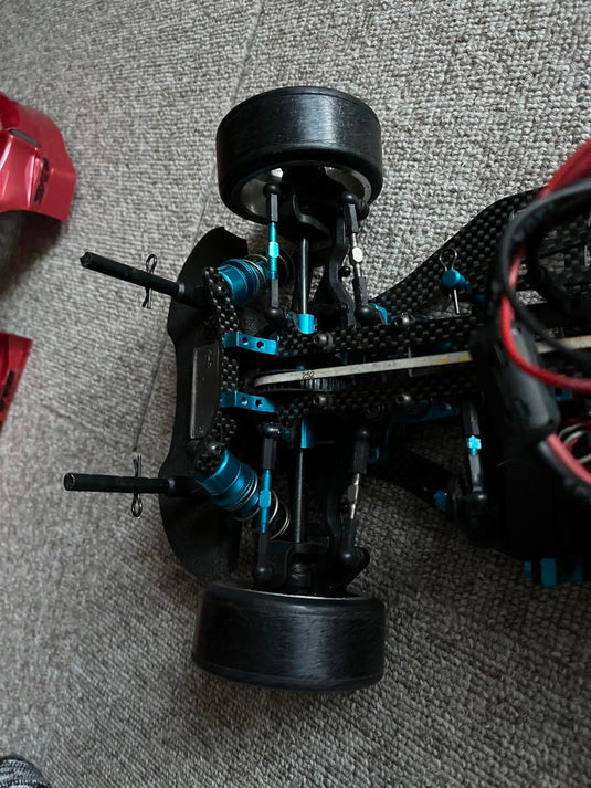 Used Tamiya TB-evolution IV and TECH Racing DT-1 Chassis Set with KO Propo EX-10